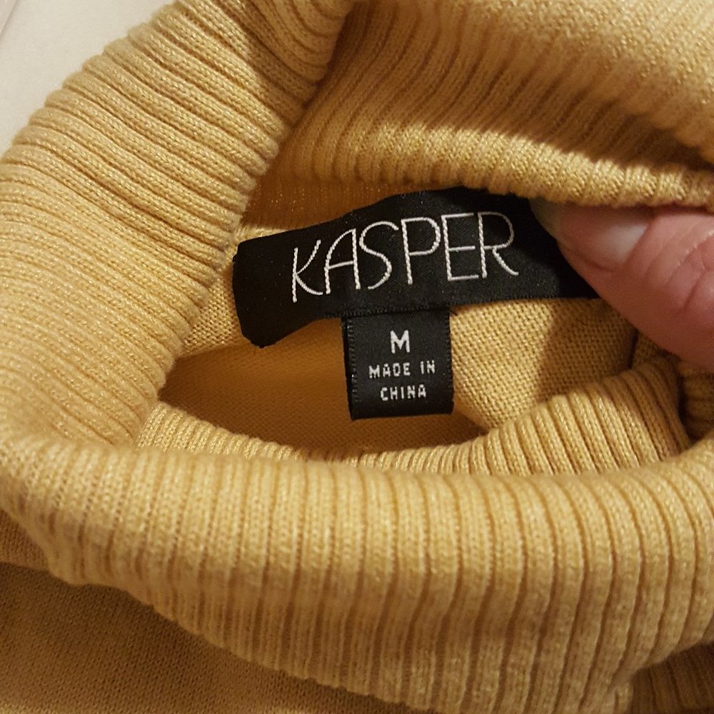 Gold Turtle neck sweater